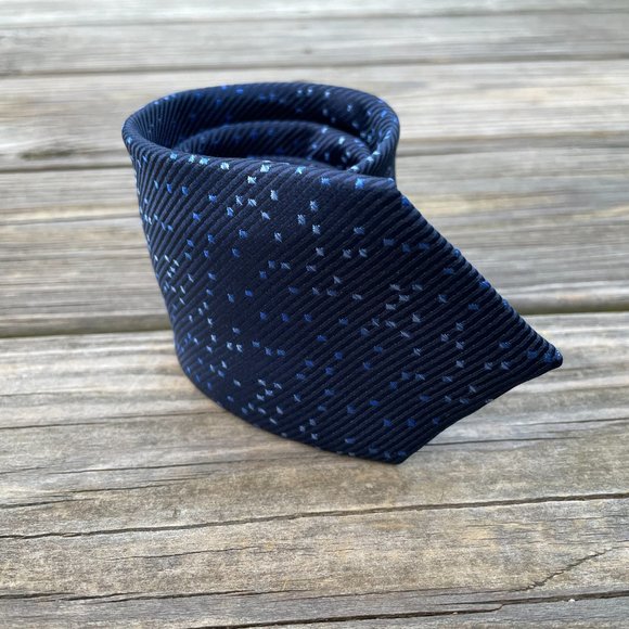 Addiction Men Blue Necktie Classic Length Tie Fash - Picture 6 of 7